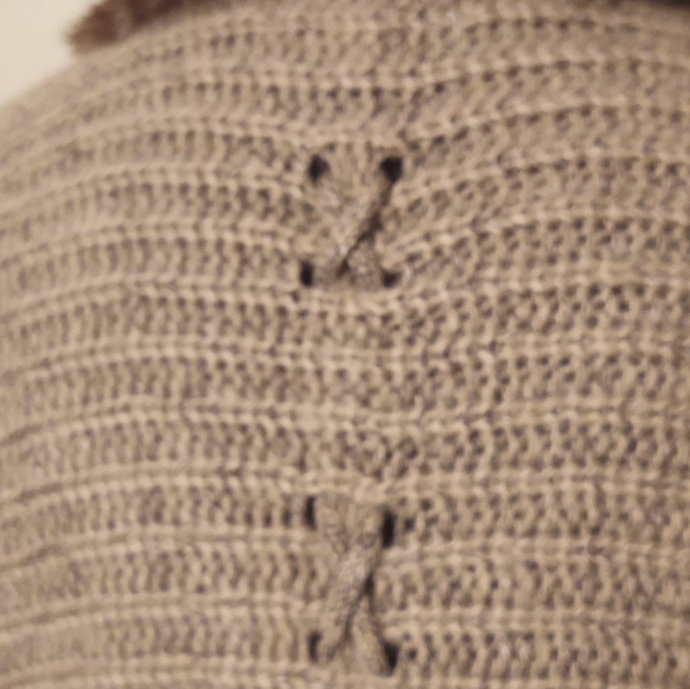 Song N Spirit Faux Fur Collar Cardigan - Picture 4 of 7